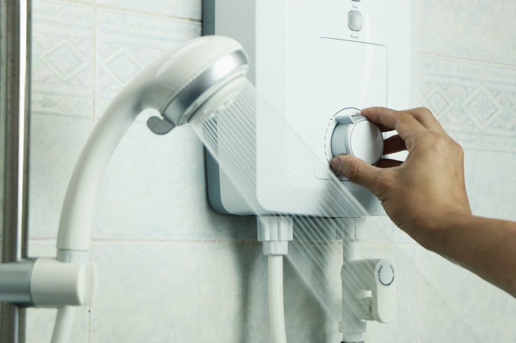 Taking a Shower with Tankless Water Heater