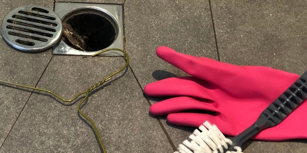 ways to clean hair out of drain