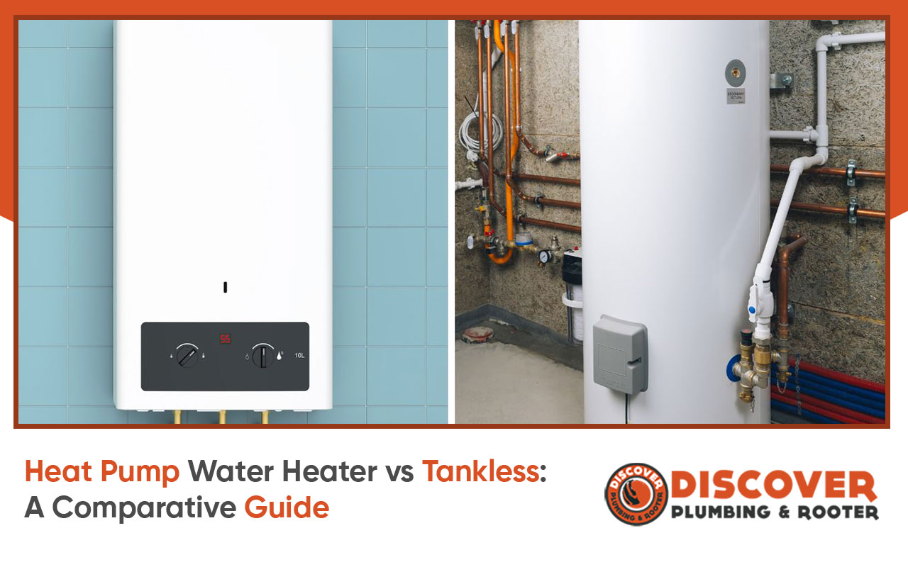 Heat pump water heater vs. tankless.